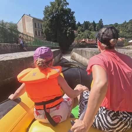 Penzion Zahrada Nad Rekou, Restaurace A Kavarna - Parkovani Gratis Zlatá Koruna Eksteriør billede