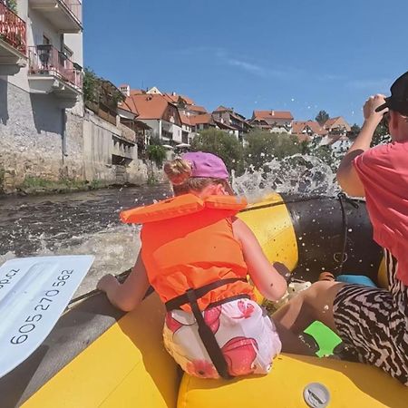 Penzion Zahrada Nad Rekou, Restaurace A Kavarna - Parkovani Gratis Zlatá Koruna Eksteriør billede